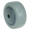 Vestil Conductive Rubber Wheel 3 In. Diameter x 1-1/4 In. Width 225 Lb. Capacity Dark Gray WHL-CR-3X1.25 - alternate 2